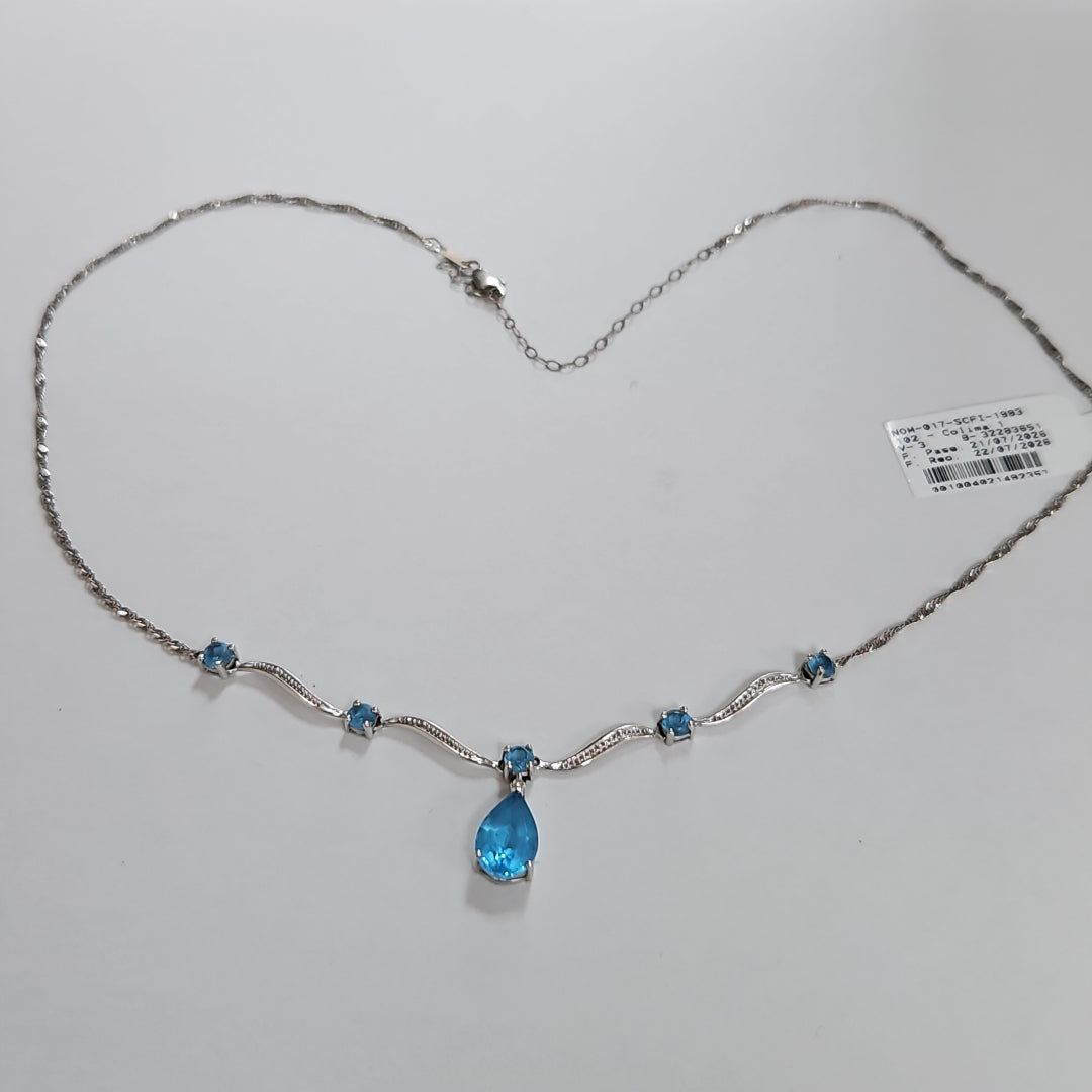 COLLAR ORO BLANCO 10 K 5,60 GRMS (SEMINUEVO)