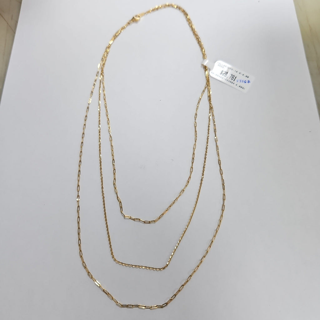 COLLAR ORO 14 K 4,00 GRMS (SEMINUEVO)