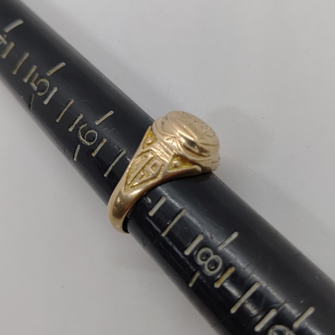 ANILLO DE GRADUACIÓN ORO 14 K 7.5 GRMS (SEMINUEVO)