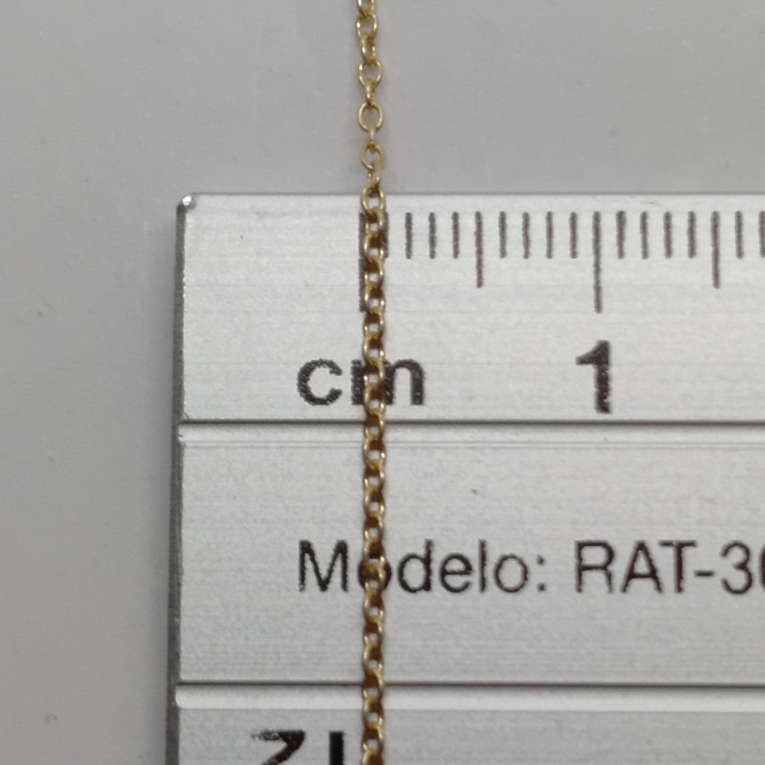 CADENA, CRUZ ORO 14 K 2.1 GRMS (SEMINUEVO)