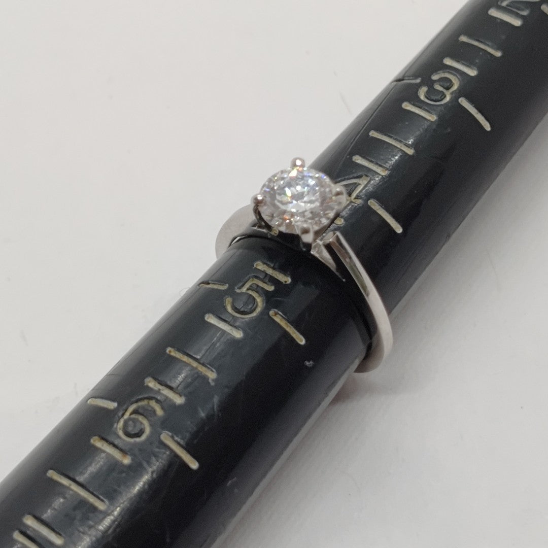 SOLITARIO ORO BLANCO 14 K 2,50 GRMS (SEMINUEVO)