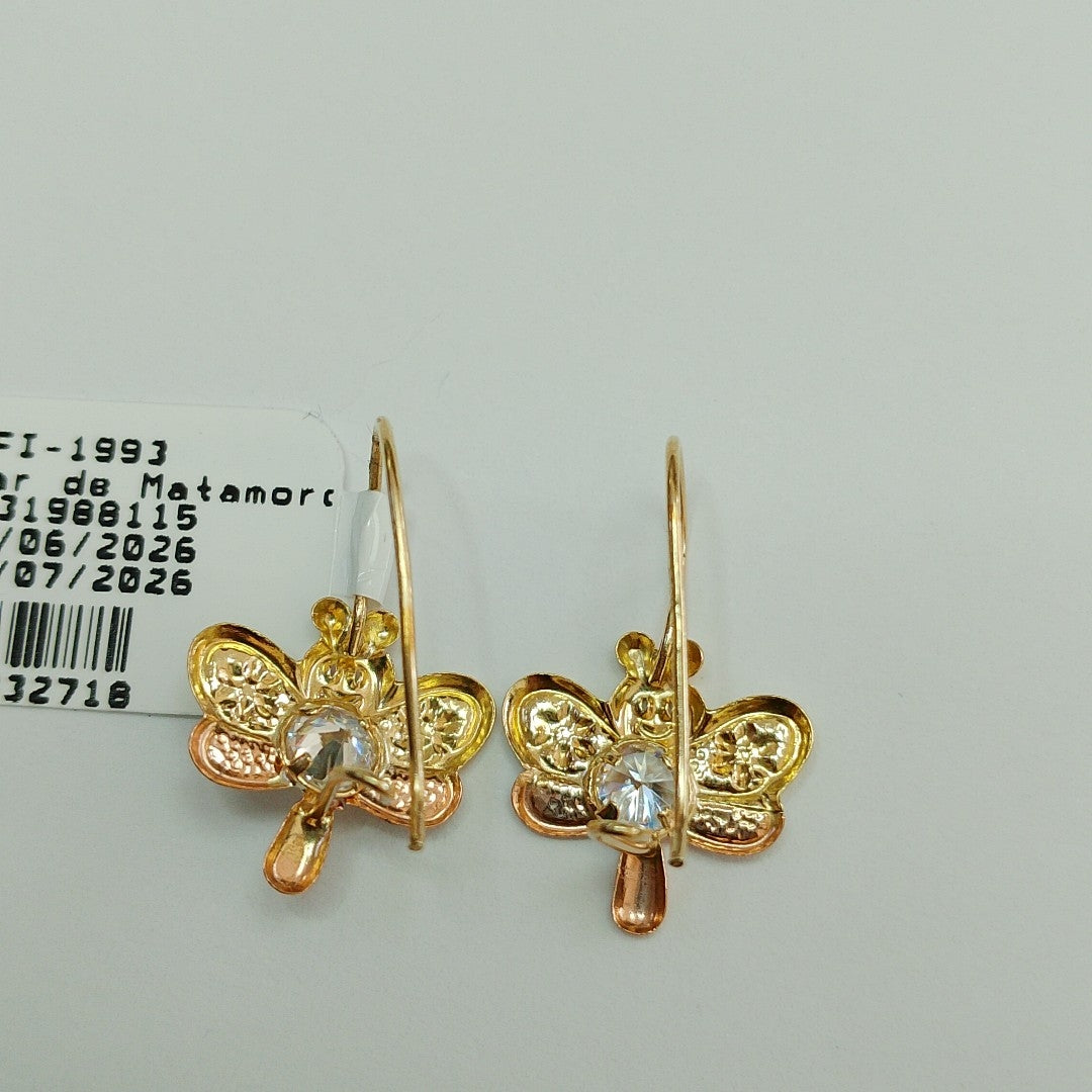ARETES PAR ORO 14 K 1.1 GRMS (SEMINUEVO)
