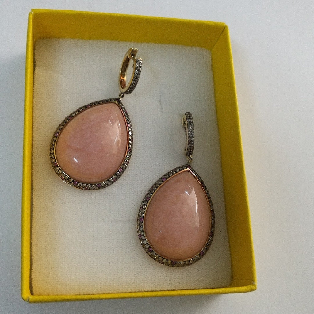 ARRACADAS PAR ORO 14 K 14,60 GRMS (SEMINUEVO)