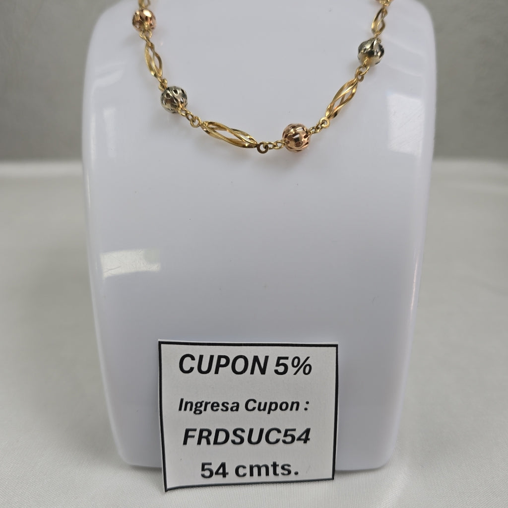 COLLAR ORO 14 K 16.2 GRMS (SEMINUEVO)