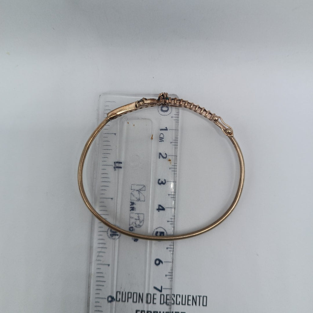 PULSERA RIGIDA ORO 10 K 5.5 GRMS (SEMINUEVO)