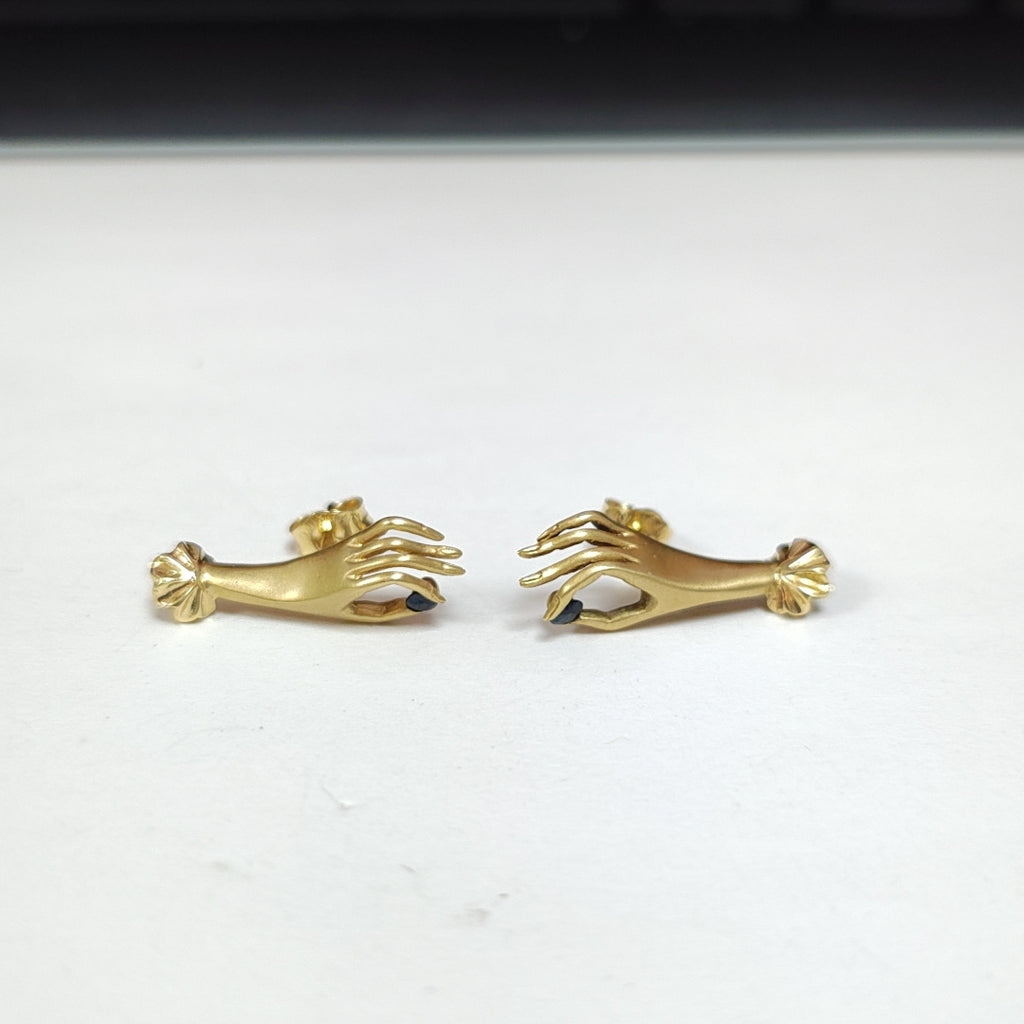 BROQUELES PAR ORO 14 K 3,50 GRMS (SEMINUEVO)