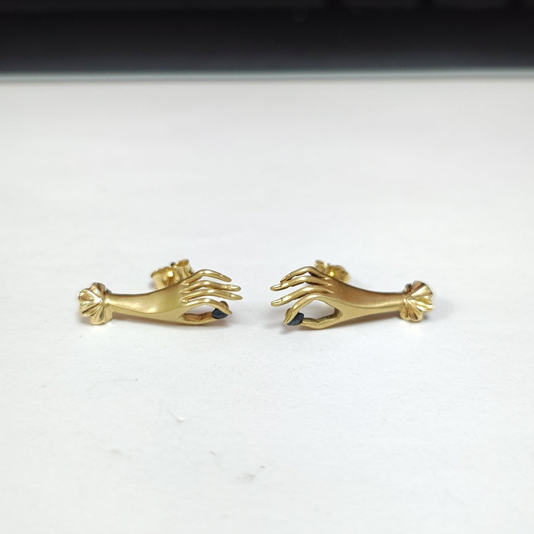 BROQUELES PAR ORO 14 K 3,50 GRMS (SEMINUEVO)