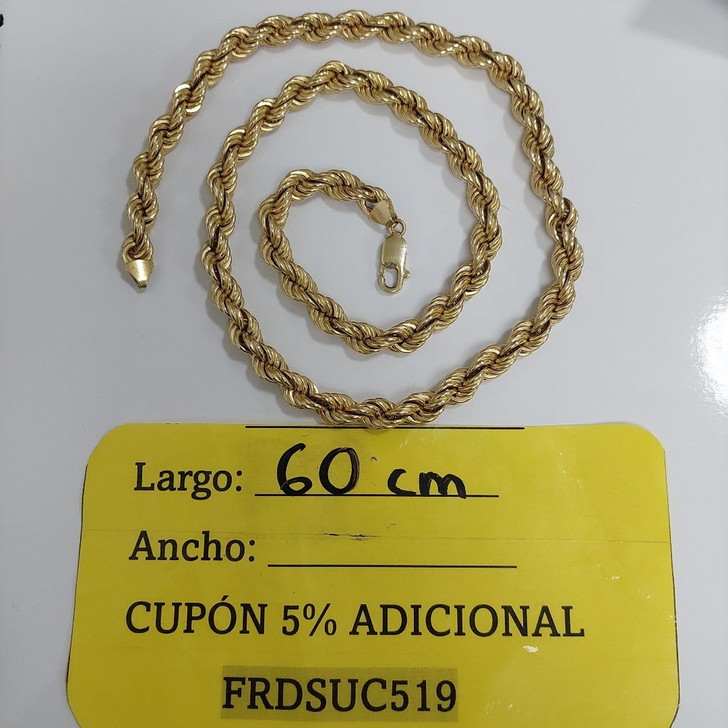 CADENA ORO 14 K 51.5 GRMS (SEMINUEVO)