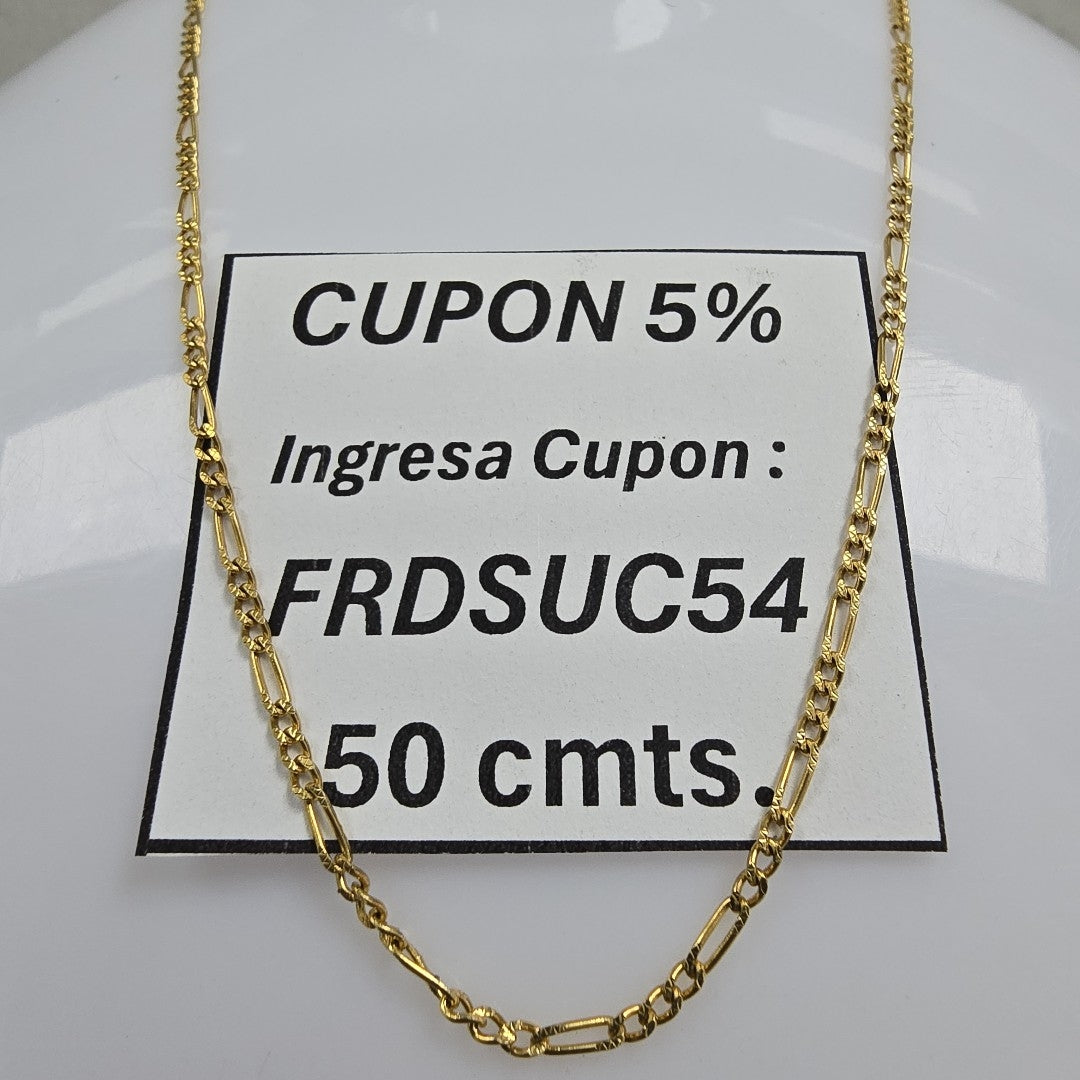 CADENA ORO 14 K 3.5 GRMS (SEMINUEVO)