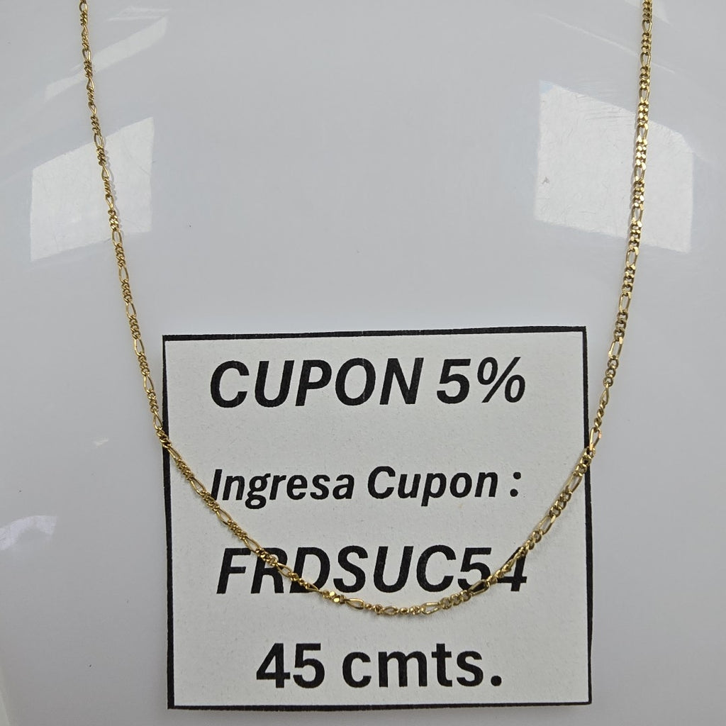 CADENA ORO 14 K 1.3 GRMS (SEMINUEVO)