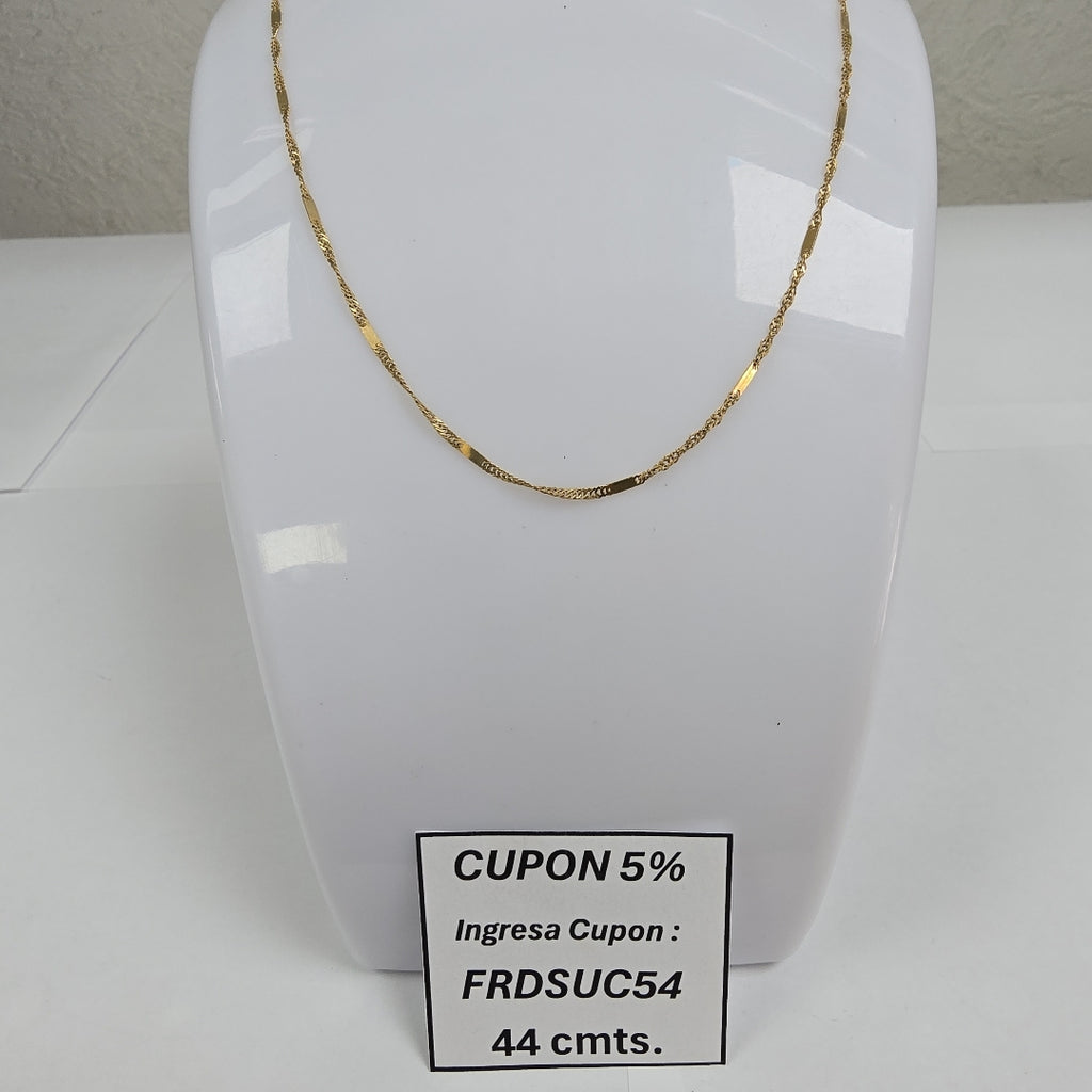 CADENA ORO 10 K 1,50 GRMS (SEMINUEVO)