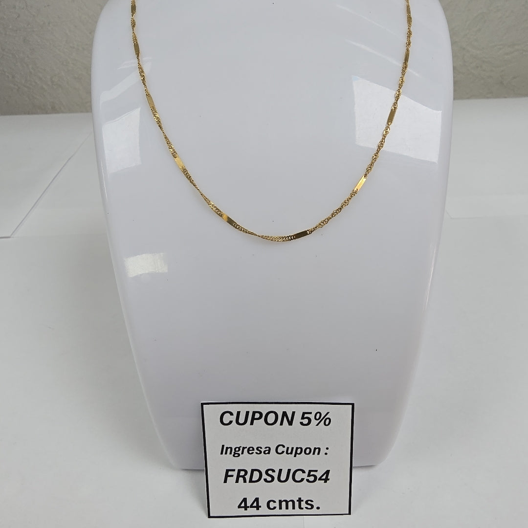 CADENA ORO 10 K 1,50 GRMS (SEMINUEVO)