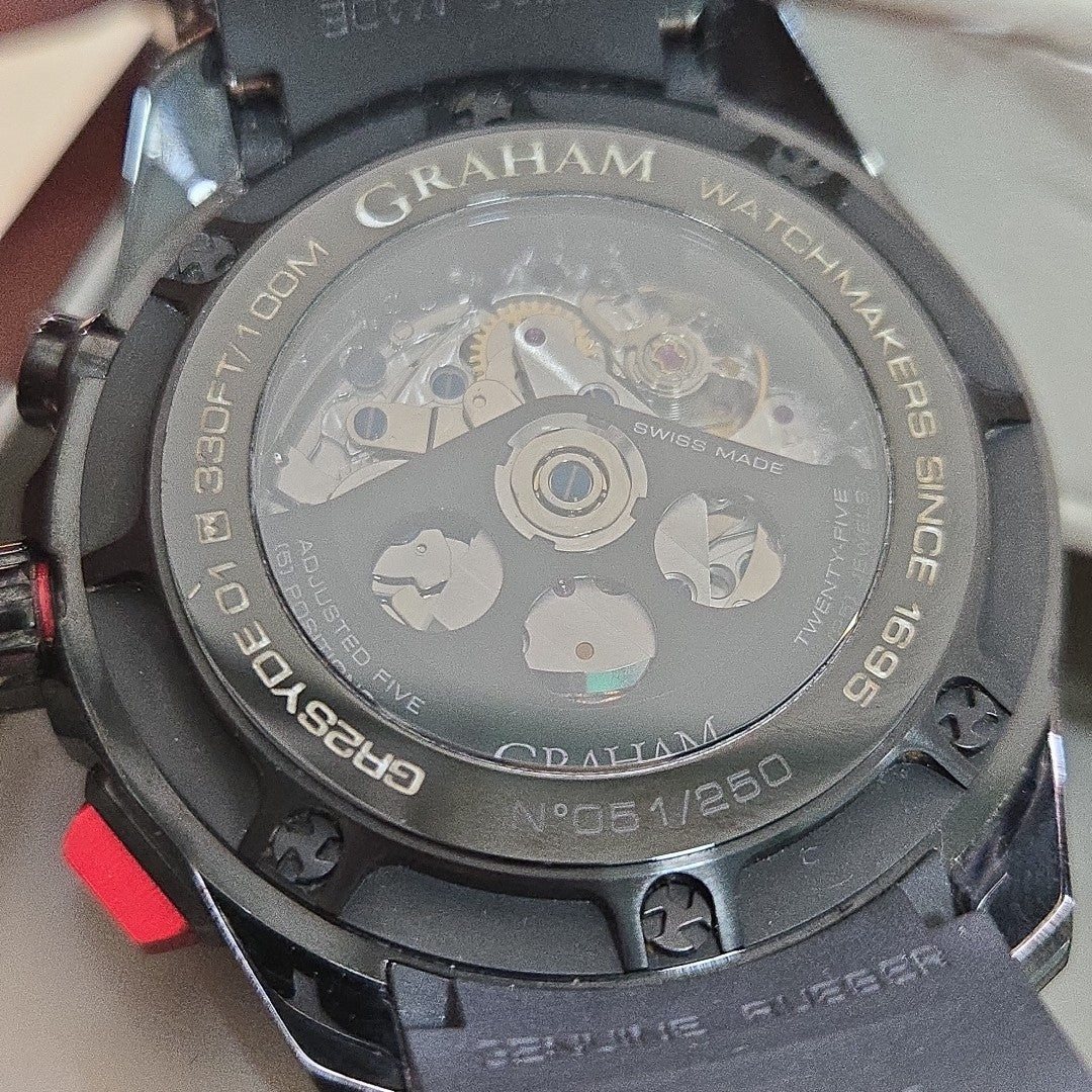 RELOJ CABALLERO GRAHAM MODELO SILVERSTONE (SEMINUEVO)