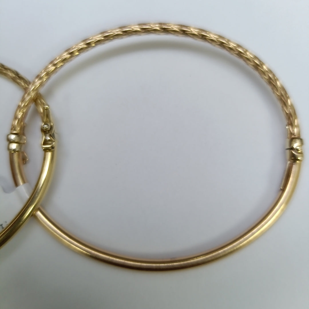 PULSERA RIGIDA ORO 14 K 13.4 GRMS (SEMINUEVO)