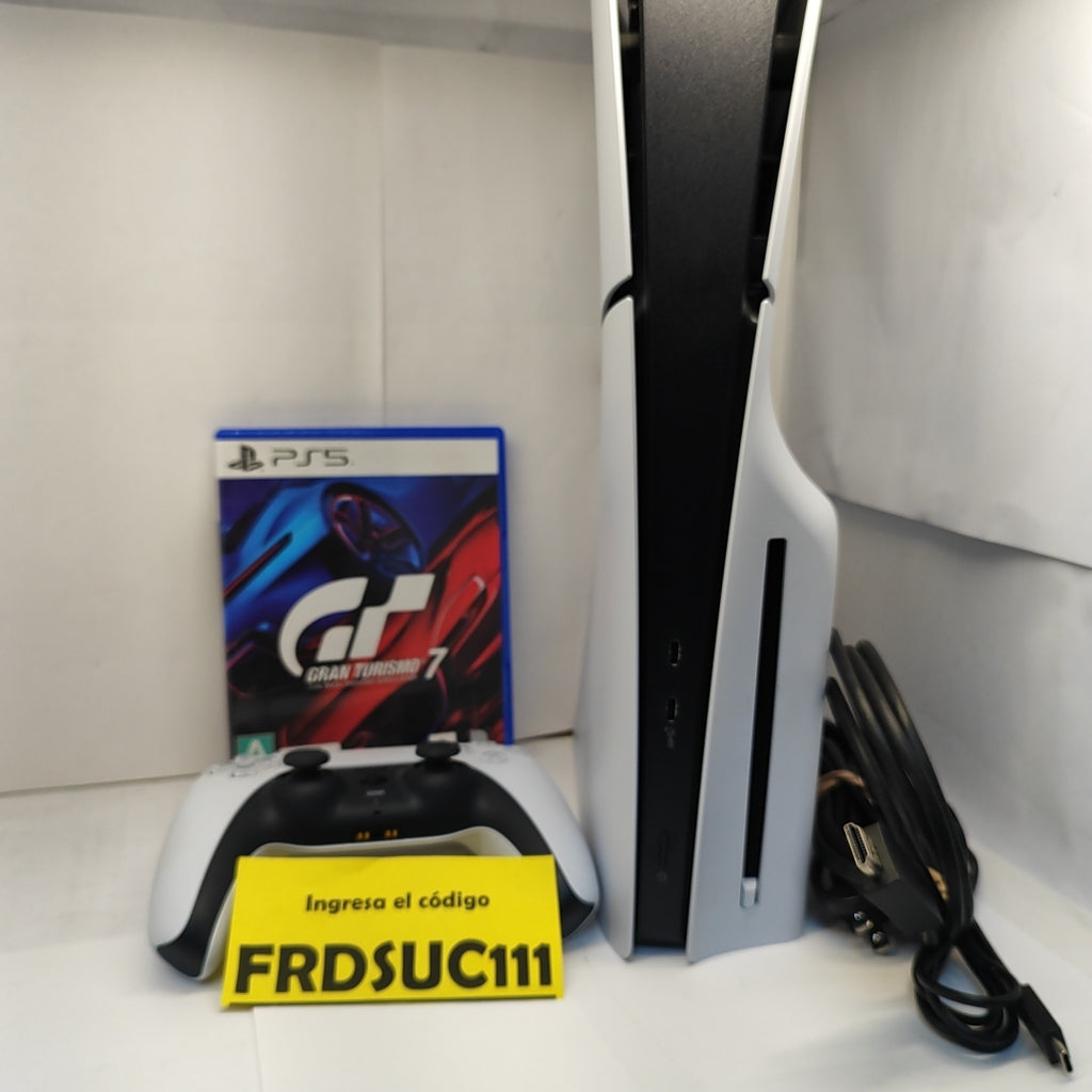 CONSOLA DE VIDEOJUEGO SONY PS5 SLIM 1 TB SSD (SEMINUEVO)
