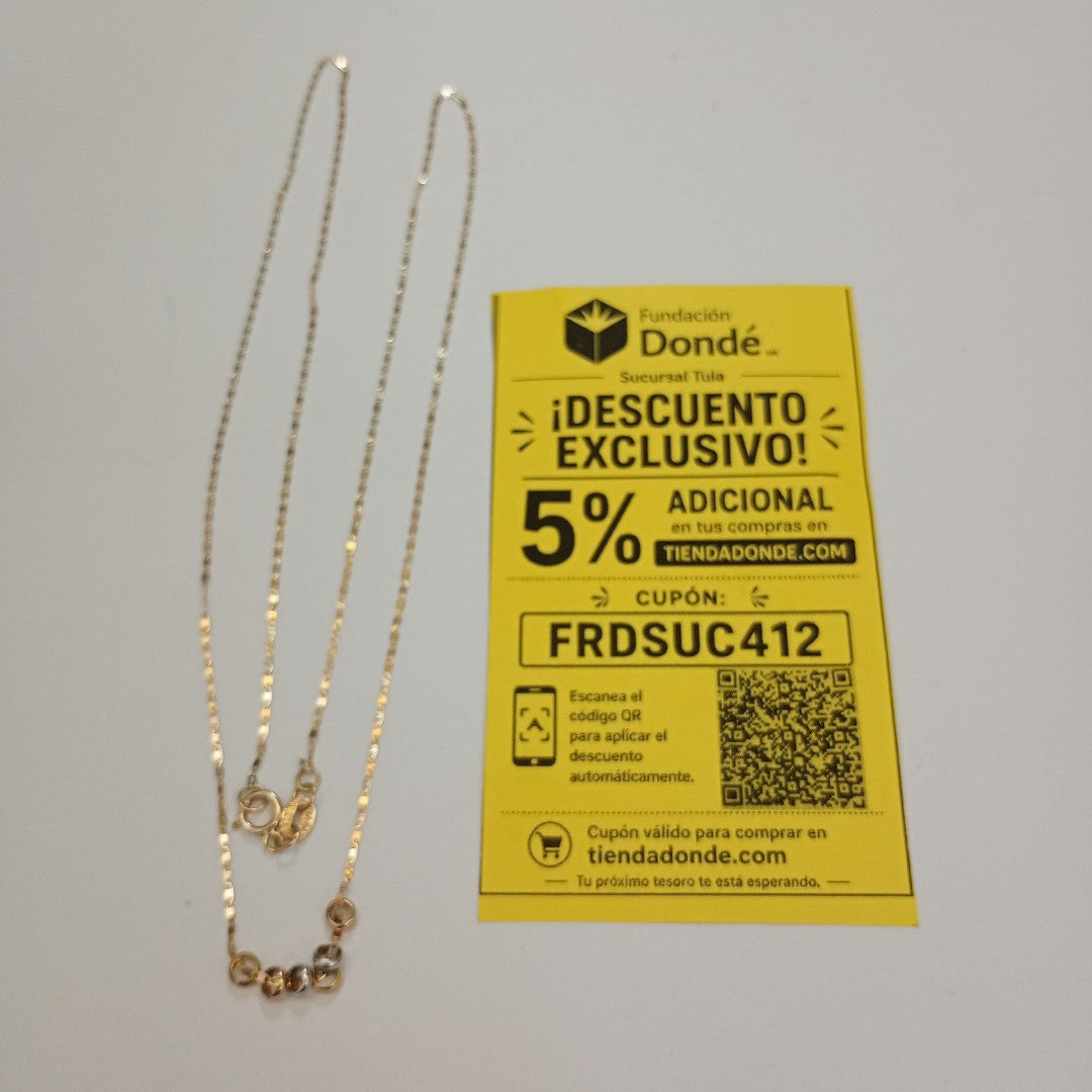 CADENA ORO 10 K 1.2 GRMS (SEMINUEVO)