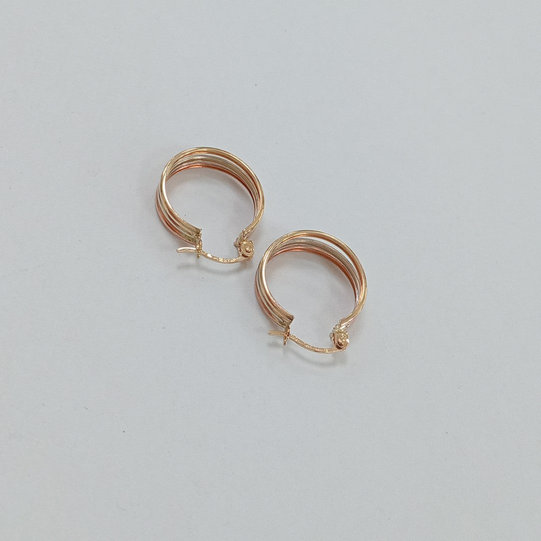 ARRACADAS PAR ORO 10 K 2 GRMS (SEMINUEVO)