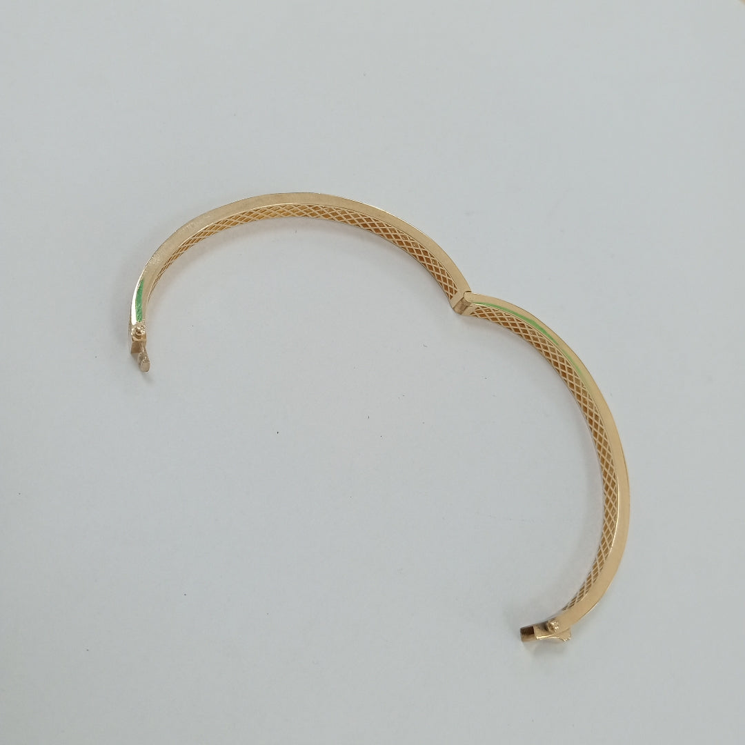 PULSERA RIGIDA ORO 10 K 11.4 GRMS (SEMINUEVO)