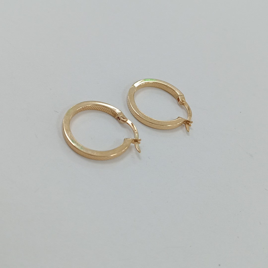 ARRACADAS PAR ORO 10 K 1.2 GRMS (SEMINUEVO)