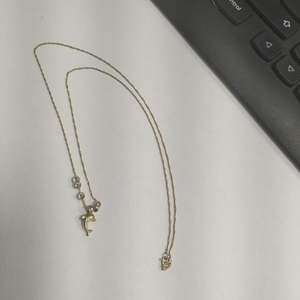 CADENA, DIJE ORO 10 K 1.2 GRMS (SEMINUEVO)