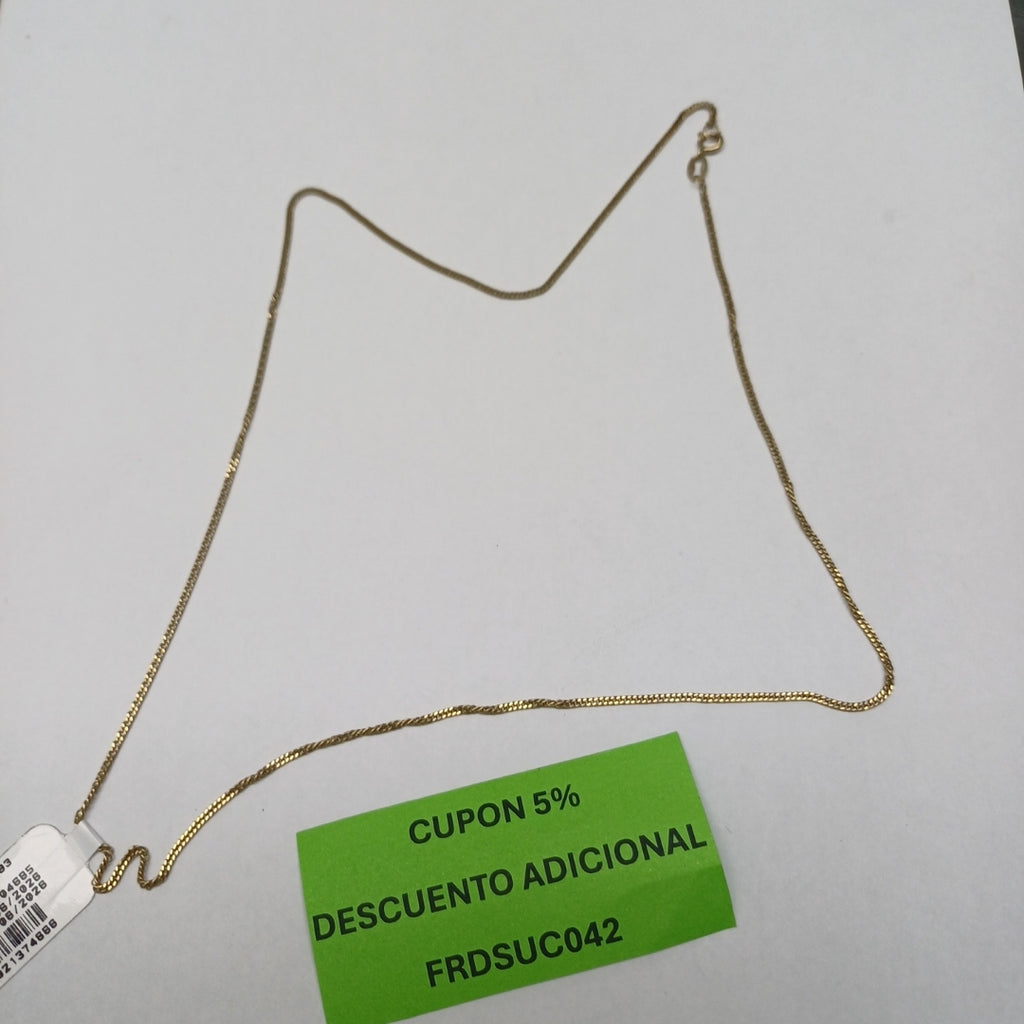 CADENA ORO 14 K 2,80 GRMS (SEMINUEVO)