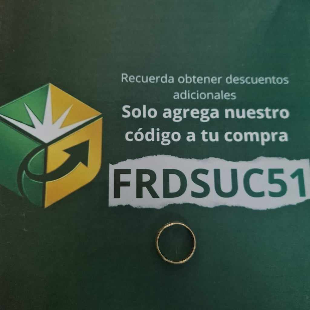 ARGOLLA ORO COMBINADO 14 K 5.1 GRMS (SEMINUEVO)