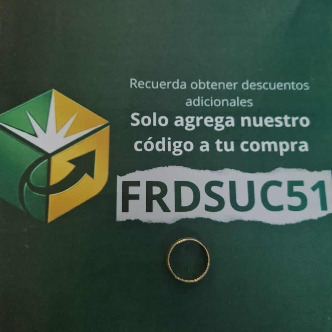 ARGOLLA ORO COMBINADO 14 K 5.1 GRMS (SEMINUEVO)