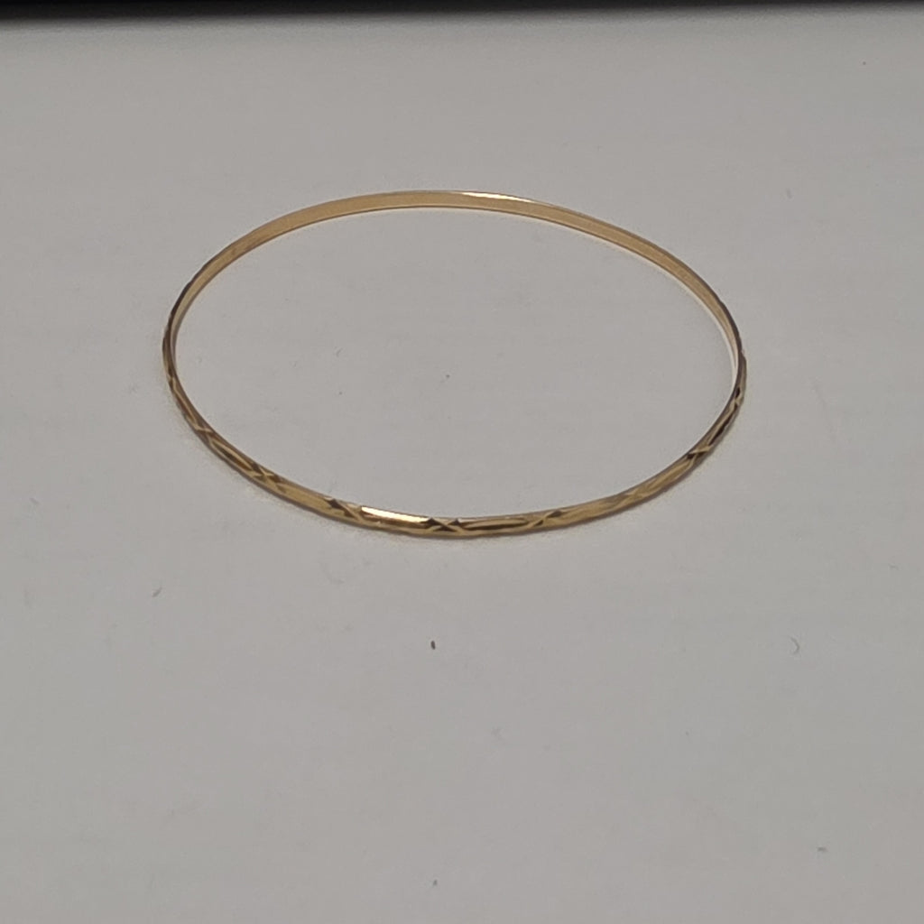 PULSERA RIGIDA ORO 18 K 4.6 GRMS (SEMINUEVO)