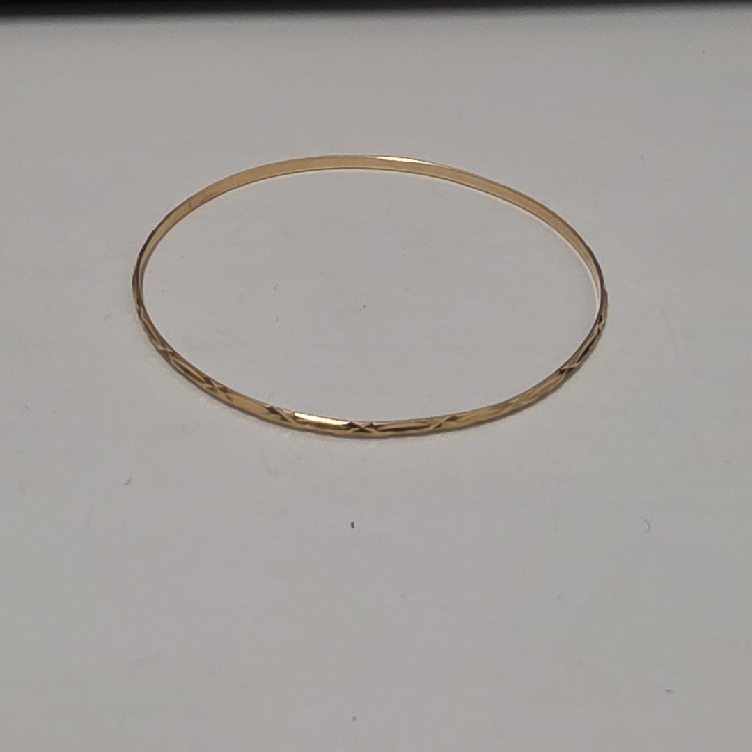 PULSERA RIGIDA ORO 18 K 4.6 GRMS (SEMINUEVO)