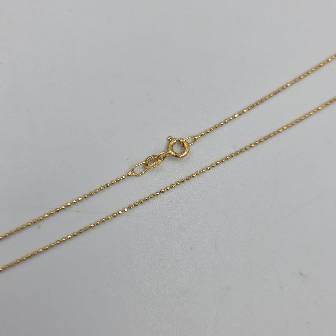 CADENA ORO 18 K 1.9 GRMS (SEMINUEVO)