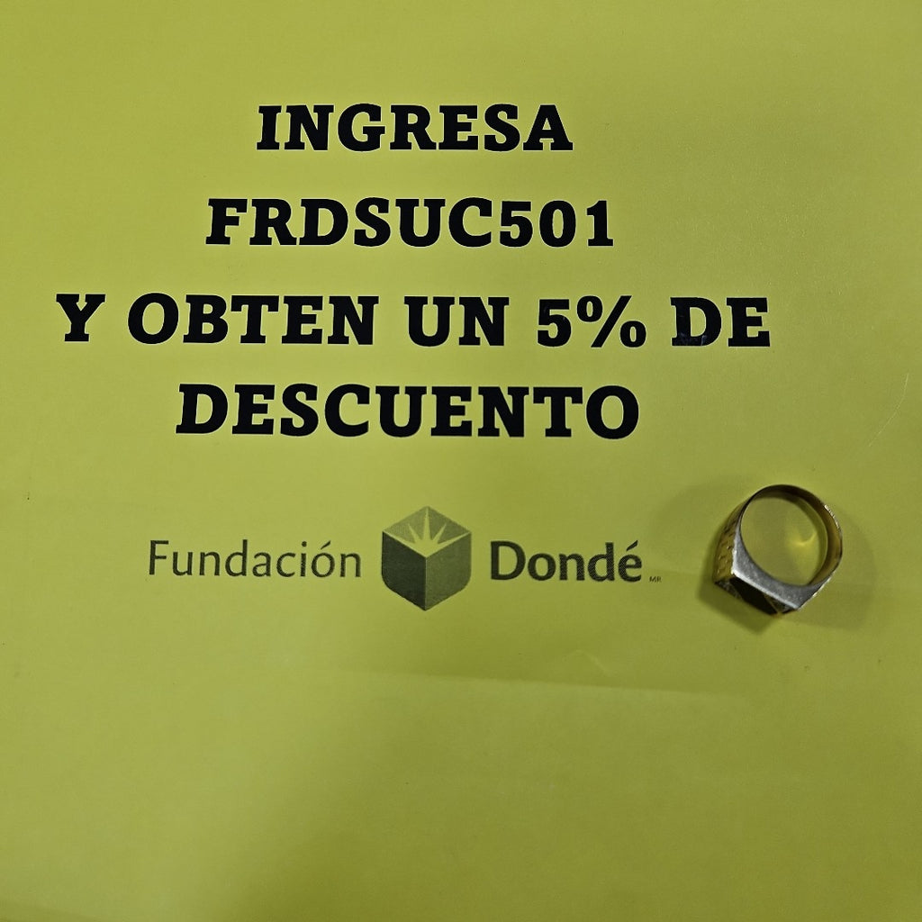 ANILLO ORO 10 K 5 GRMS (SEMINUEVO)