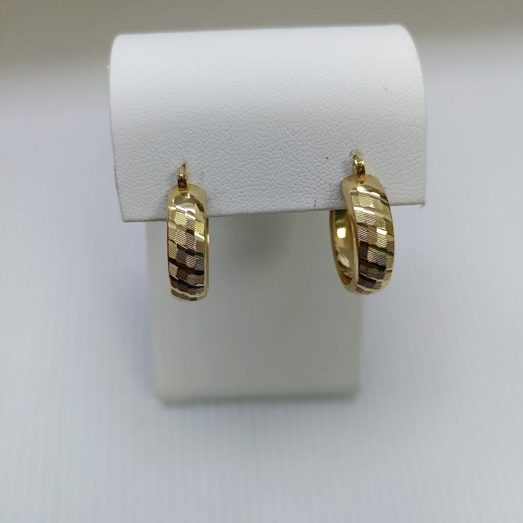 ARRACADAS PAR ORO 14 K 2.6 GRMS (SEMINUEVO)