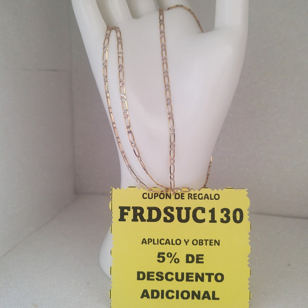 CADENA ORO 14 K 4.5 GRMS (SEMINUEVO)