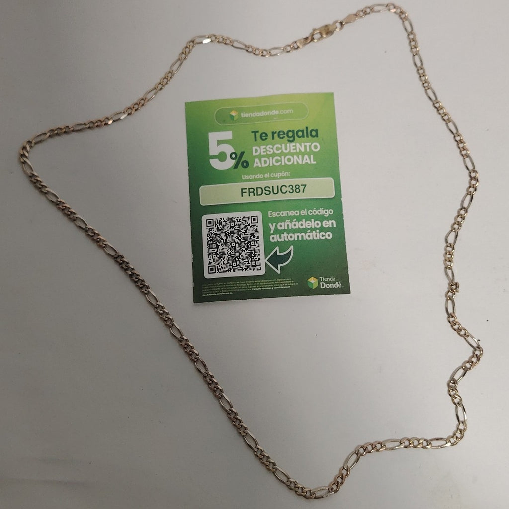 CADENA ORO COMBINADO 8 K 7,30 GRMS (SEMINUEVO)