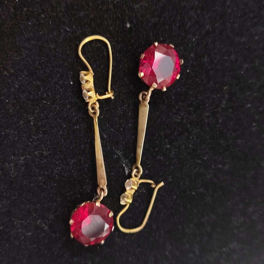 ARETES PAR ORO 10 K 7,20 GRMS (SEMINUEVO)