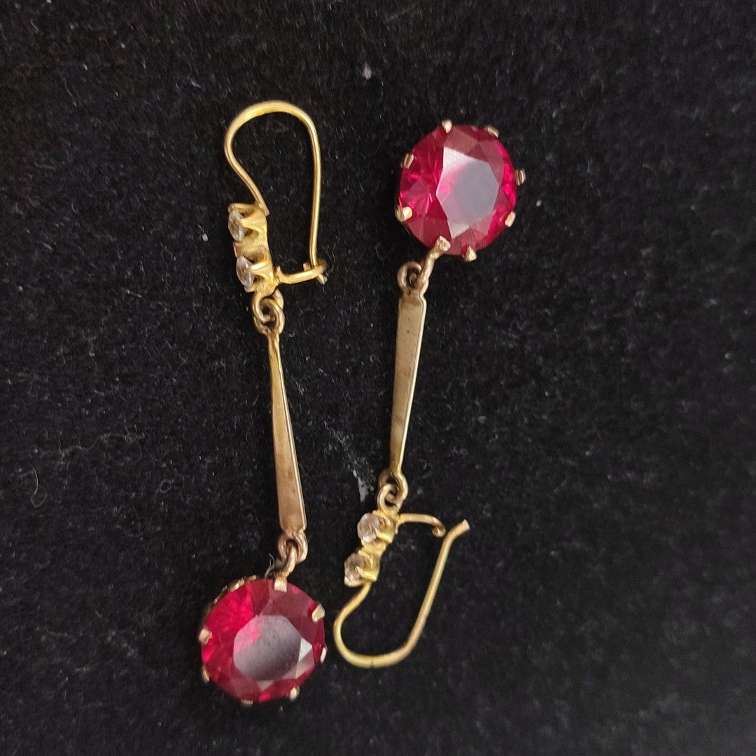 ARETES PAR ORO 10 K 7,20 GRMS (SEMINUEVO)