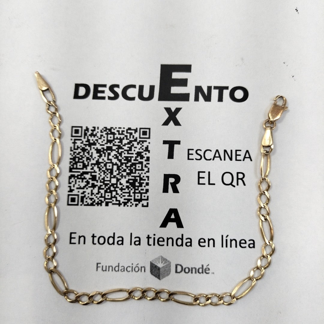 PULSERA ORO 14 K 3.6 GRMS (SEMINUEVO)