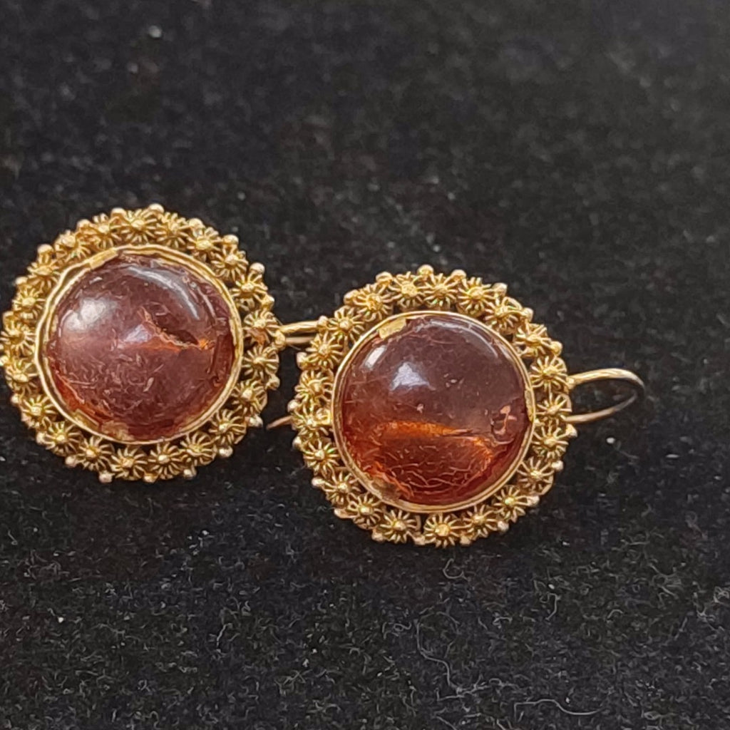 ARETES PAR ORO 10 K 4,20 GRMS (SEMINUEVO)
