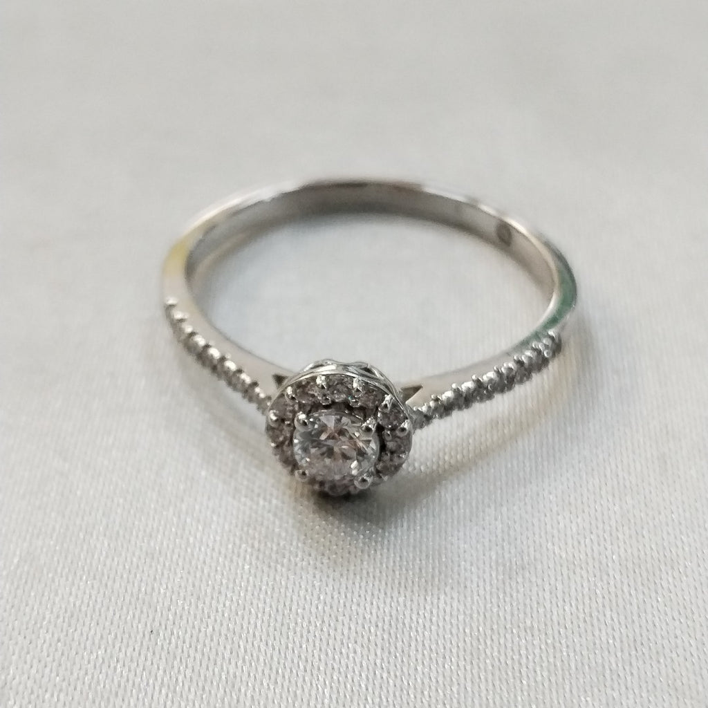 ANILLITO ORO,ORO BLANCO 14 K 2,40 GRMS (SEMINUEVO)
