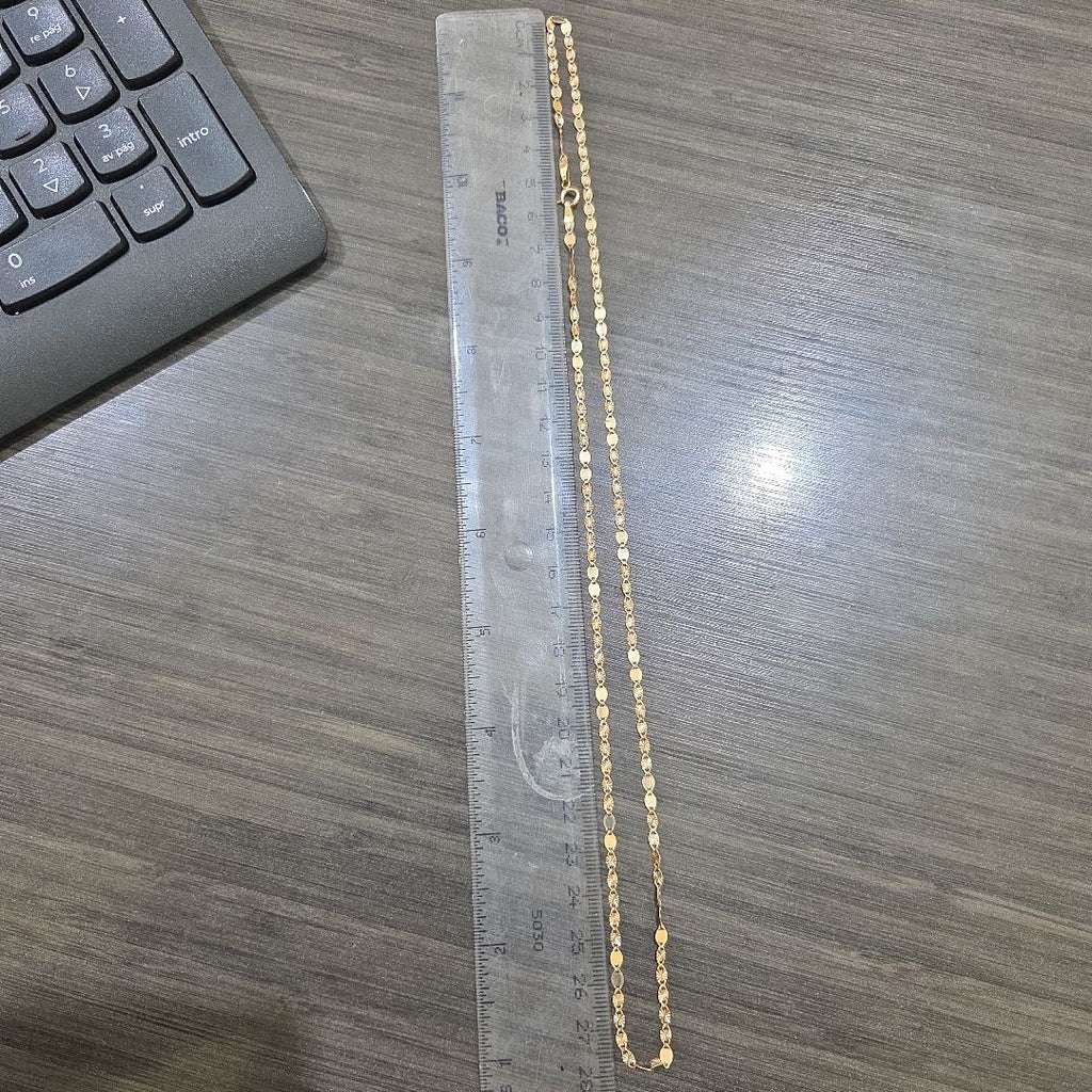 CADENA ORO, ORO COMBINADO 10 K 3 GRMS (SEMINUEVO)