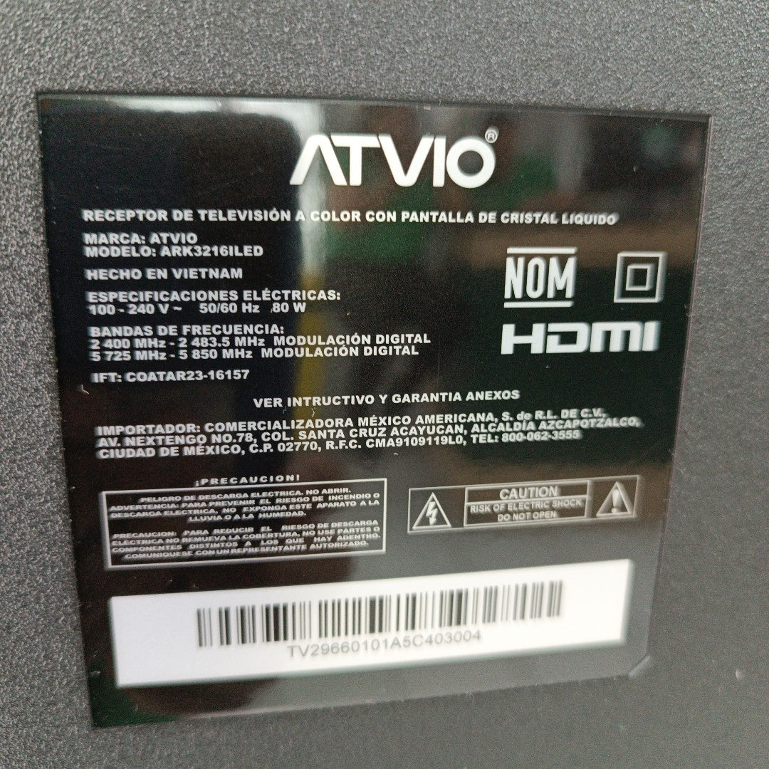 PANTALLA ATVIO ARK3216ILED (2020) 32" LED HD (SEMINUEVO)