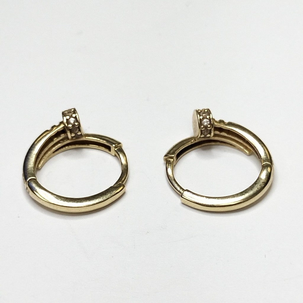 ARRACADAS PAR ORO 14 K 2.4 GRMS (SEMINUEVO)