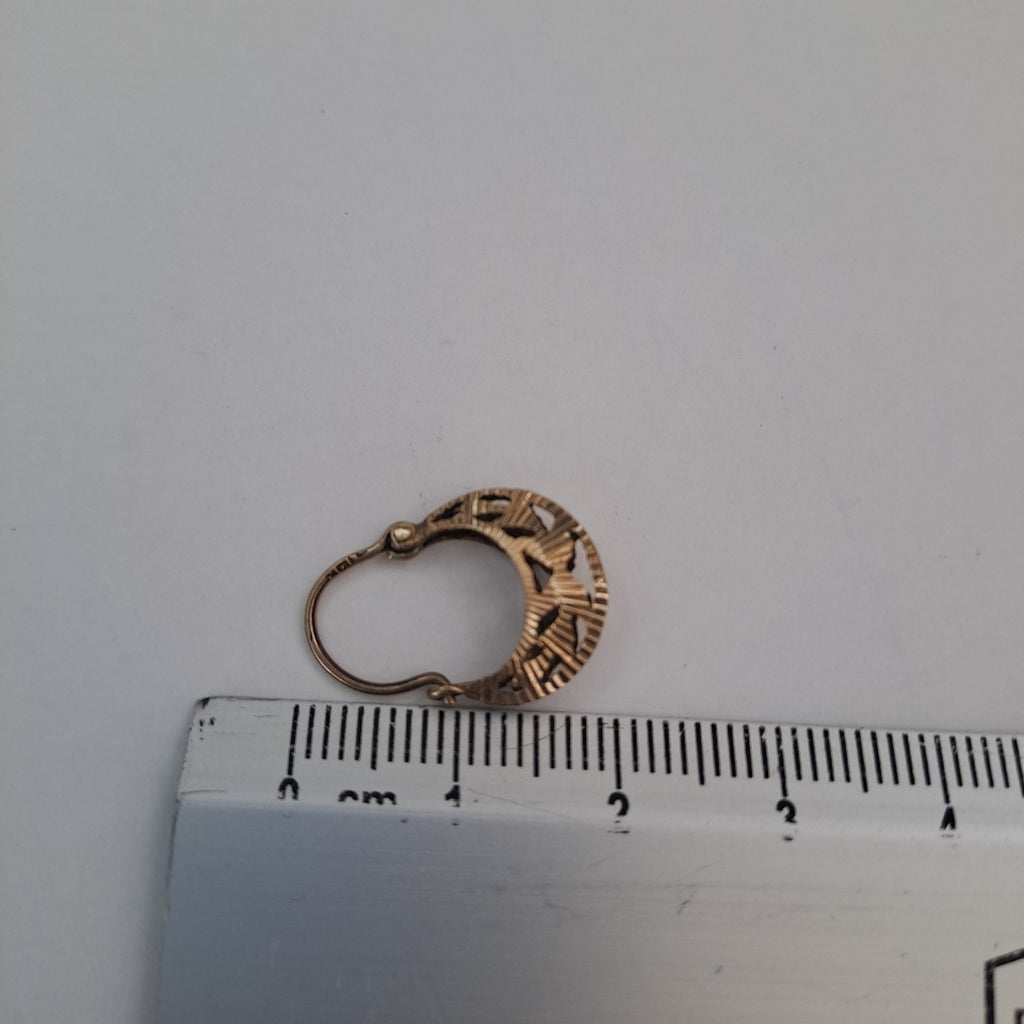 ARRACADAS PAR ORO 10 K 1.4 GRMS (SEMINUEVO)