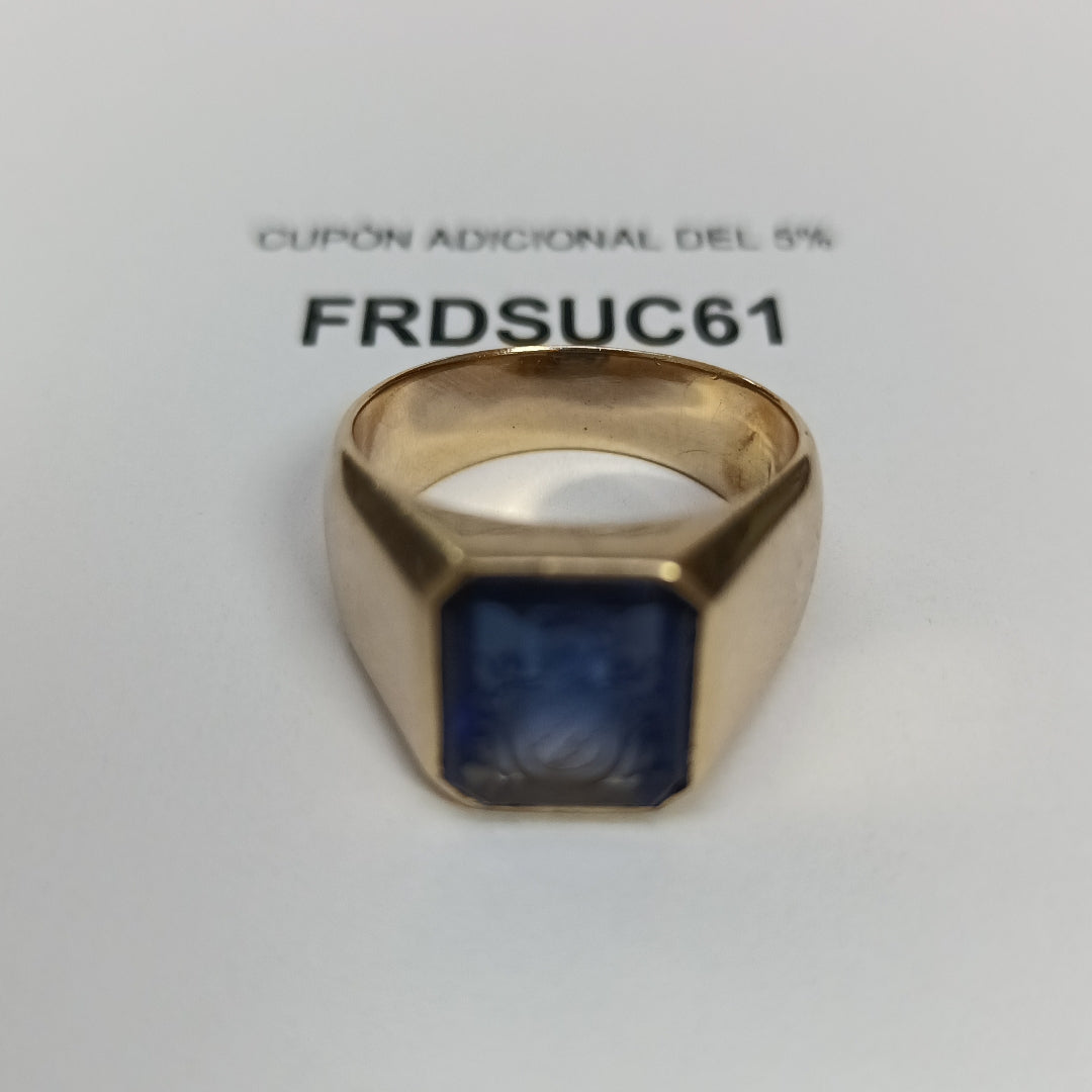 ANILLO ORO 14 K 16.3 GRMS (SEMINUEVO)