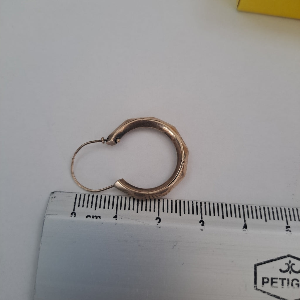ARRACADAS PAR ORO 10 K 1.3 GRMS (SEMINUEVO)