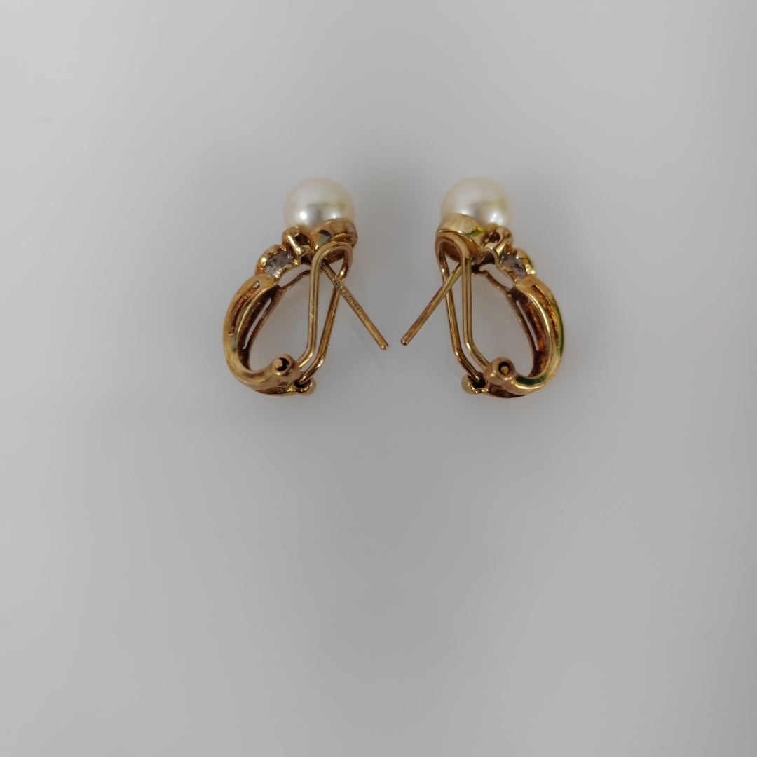ARETES PAR ORO 14 K 4.2 GRMS (SEMINUEVO)
