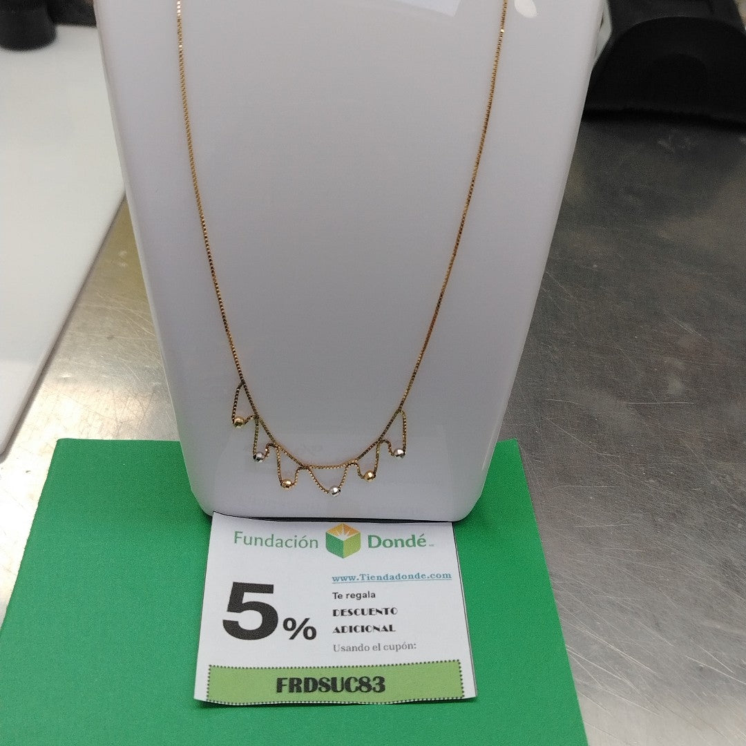 GARGANTILLA ORO 14 K 3.4 GRMS (SEMINUEVO)