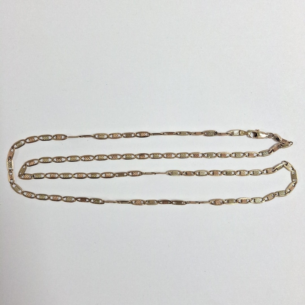 CADENA ORO COMBINADO 10 K 8.9 GRMS (SEMINUEVO)