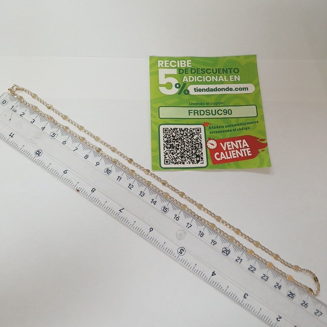 CADENA ORO 10 K 3.8 GRMS (SEMINUEVO)