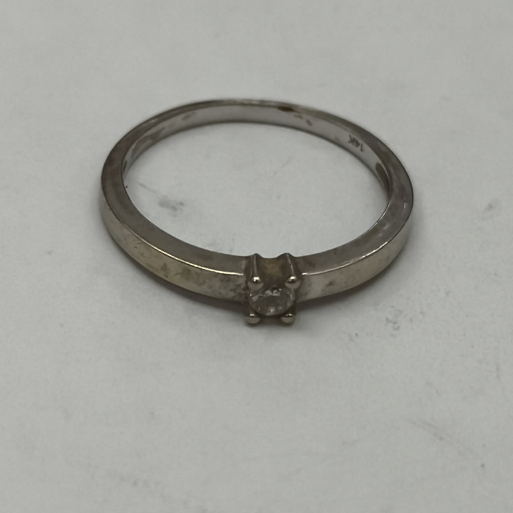 ANILLITO ORO BLANCO 14 K 1.9 GRMS (SEMINUEVO)